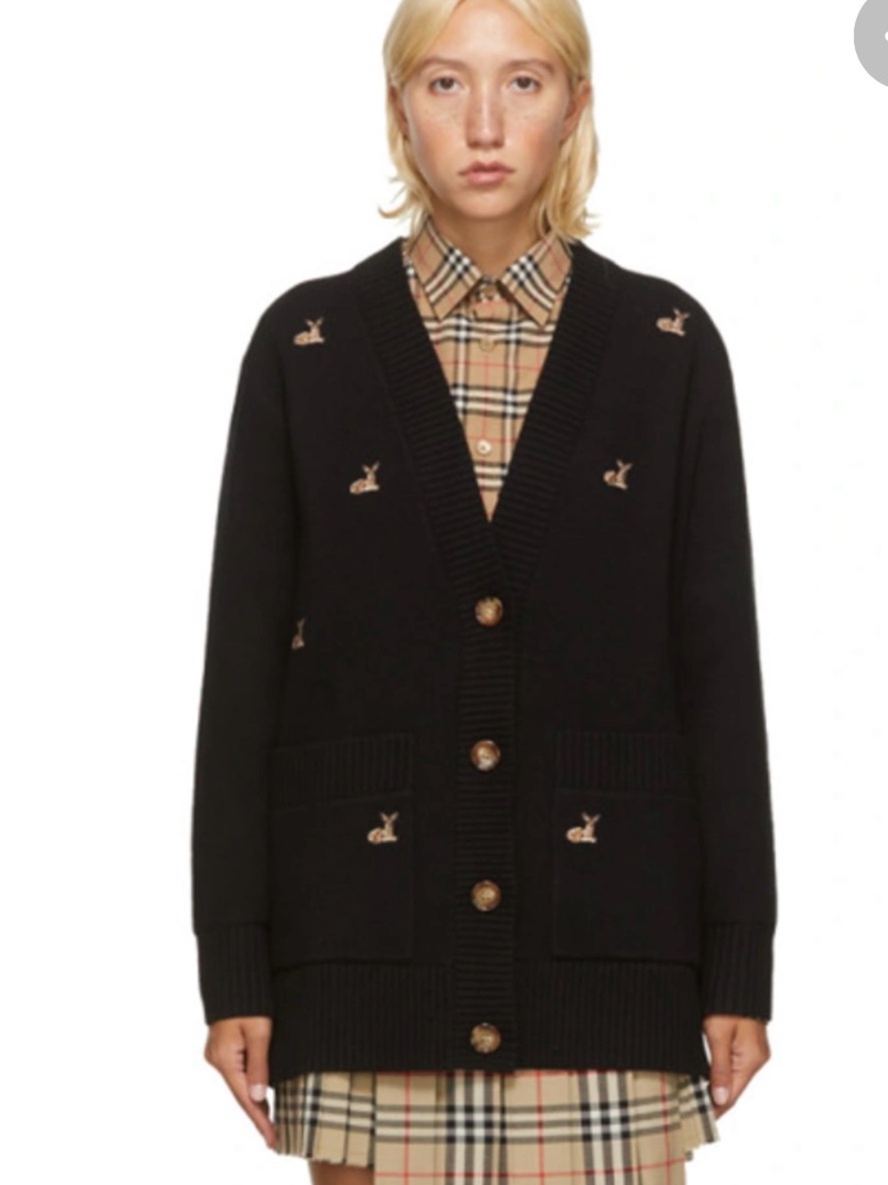 Burberry - Adrianna Deer Cardigan - Picture 8 of 9